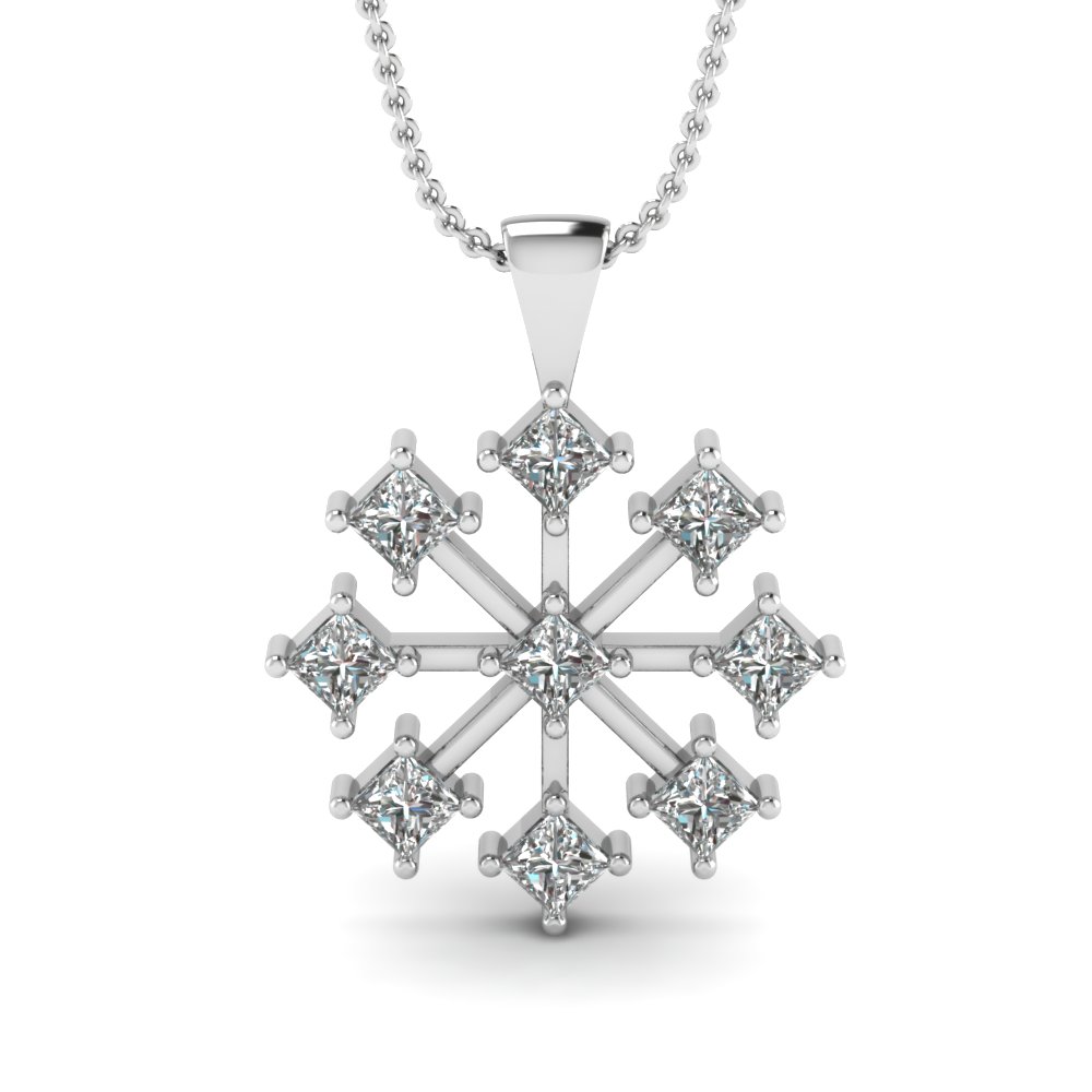 white-gold-princess-white-diamond-rays-fancy-pendant-in-prong-set ...
